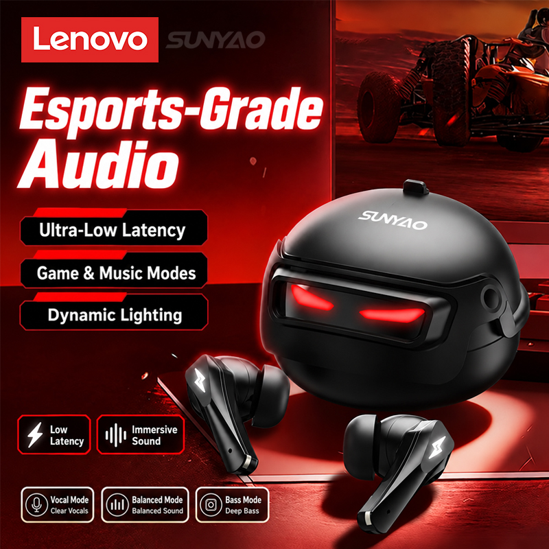 Video Games - Wybierz: Bezprzewodowe słuchawki gamingowe Lenovo GT101