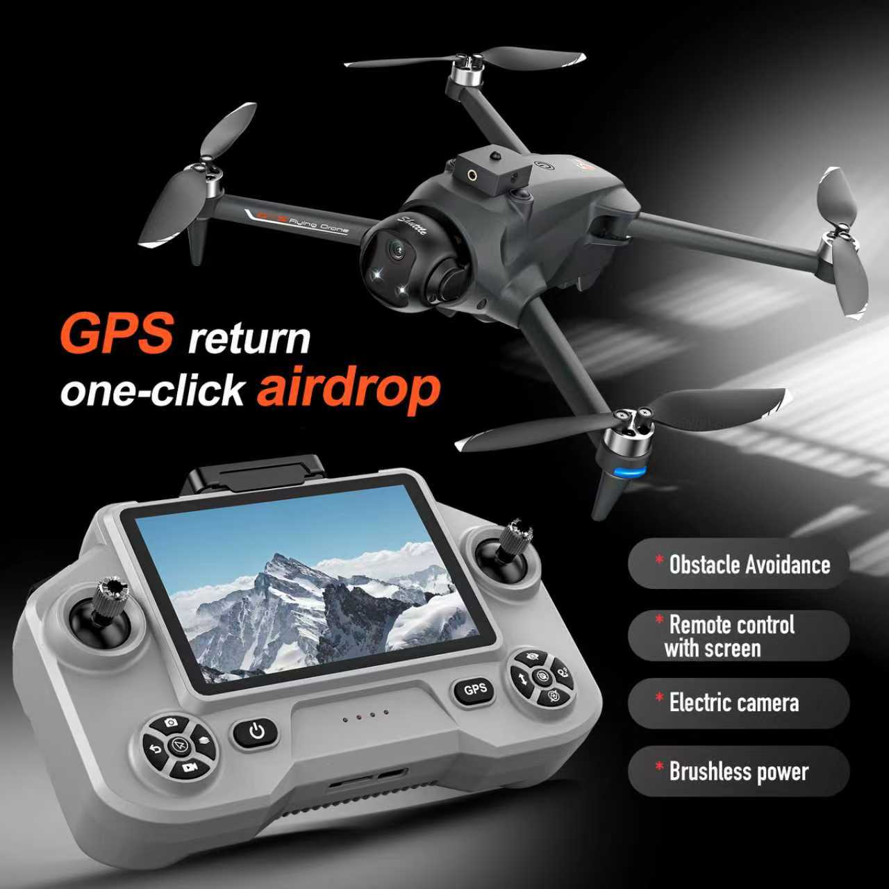 Fpv Brushless Rc Drone 4K - Dron YL059 FPV GPS Quadcopter 8K