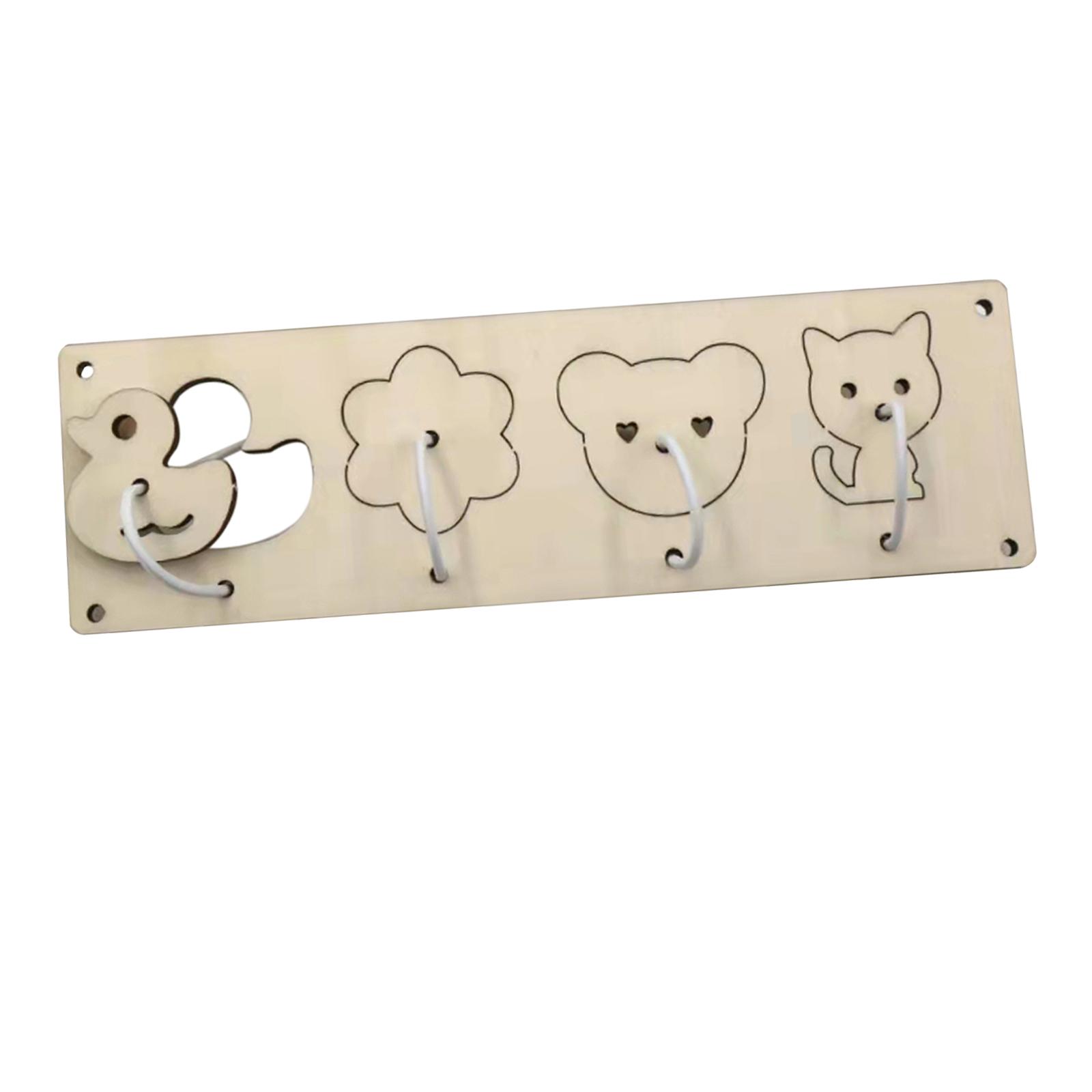 Akcesoria do tablic Montessori – Montessori Wooden Busy Board Toddler recenzja i cena