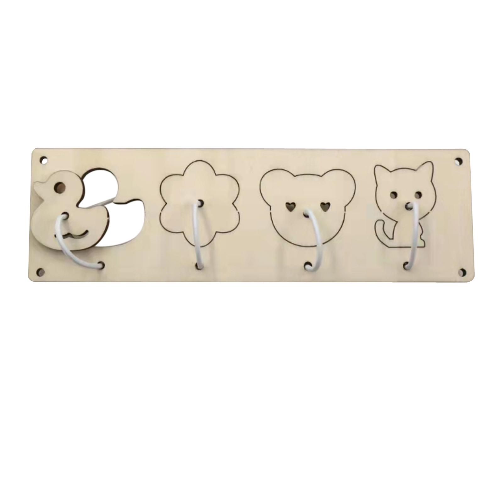 Akcesoria do tablic Montessori – Montessori Wooden Busy Board Toddler recenzja i cena