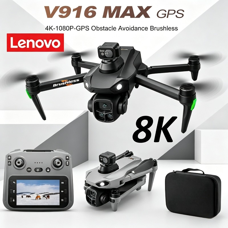 Profesjonalny dron Lenovo V916 – Fpv Brushless Rc Drone 4K recenzja i cena