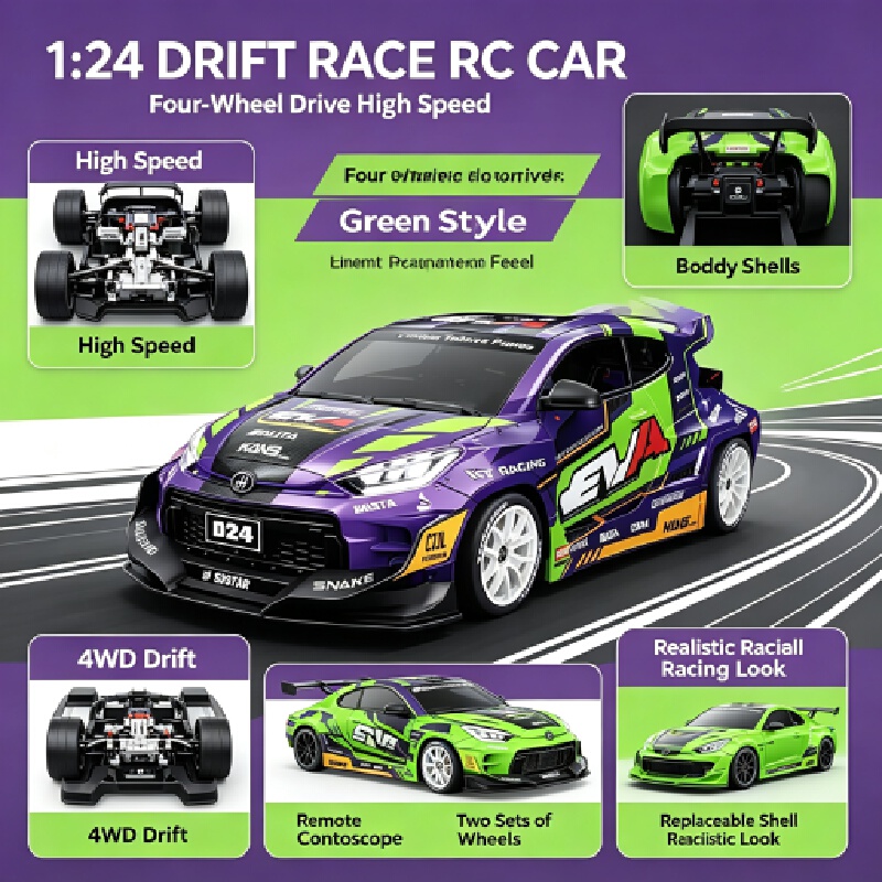 Hongxing New D24 1/24 Skala Rc – Rc Drift Car 1 24 Scale 4Wd recenzja i cena