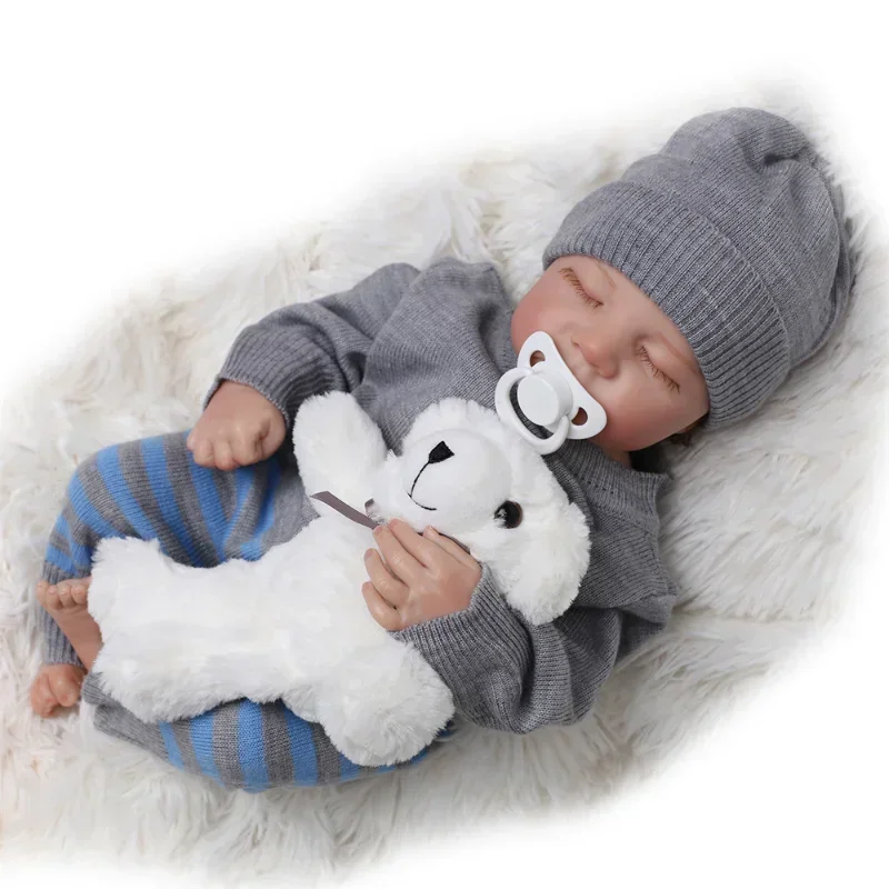 18-calowa lalka reborn z pełne – Reborn Baby Doll Silicone Realistic recenzja i cena