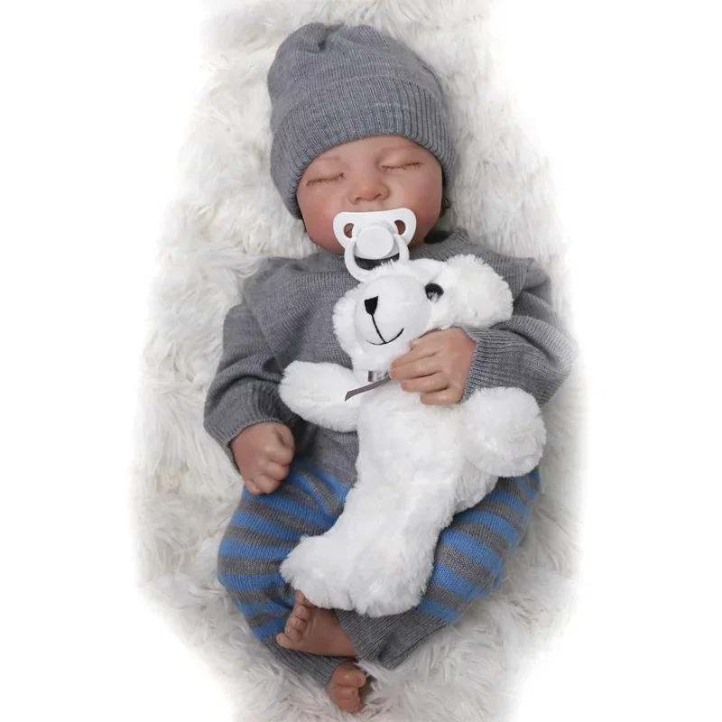 18-calowa lalka reborn z pełne – Reborn Baby Doll Silicone Realistic recenzja i cena