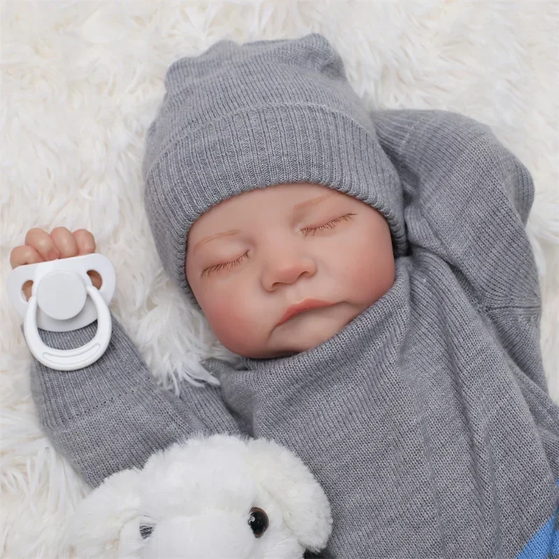 18-calowa lalka reborn z pełne – Reborn Baby Doll Silicone Realistic recenzja i cena