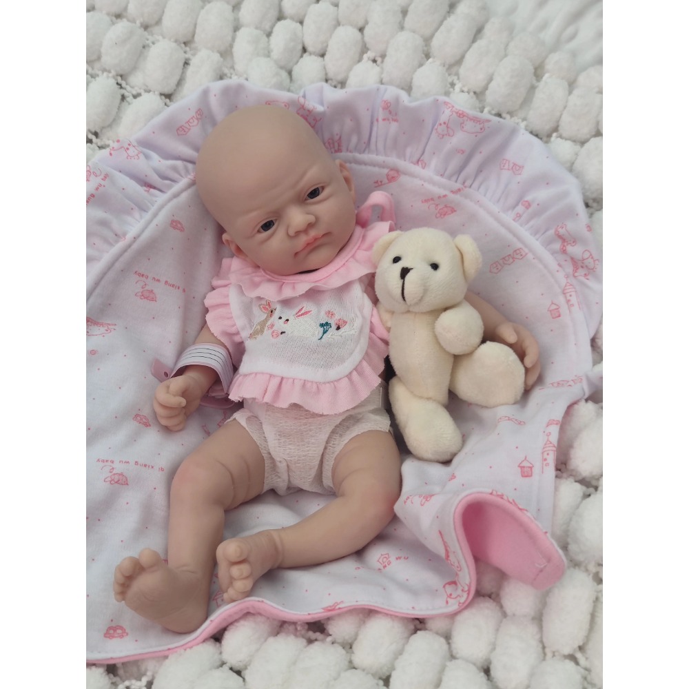 12-calowa, miękka, silikonowa  – Reborn Baby Doll Silicone Realistic recenzja i cena