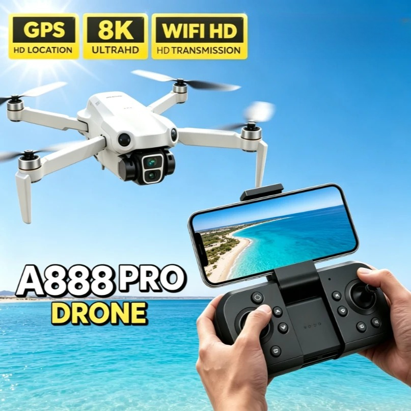 Oryginalny dron A888 GPS FPV z – Fpv Brushless Rc Drone 4K recenzja i cena