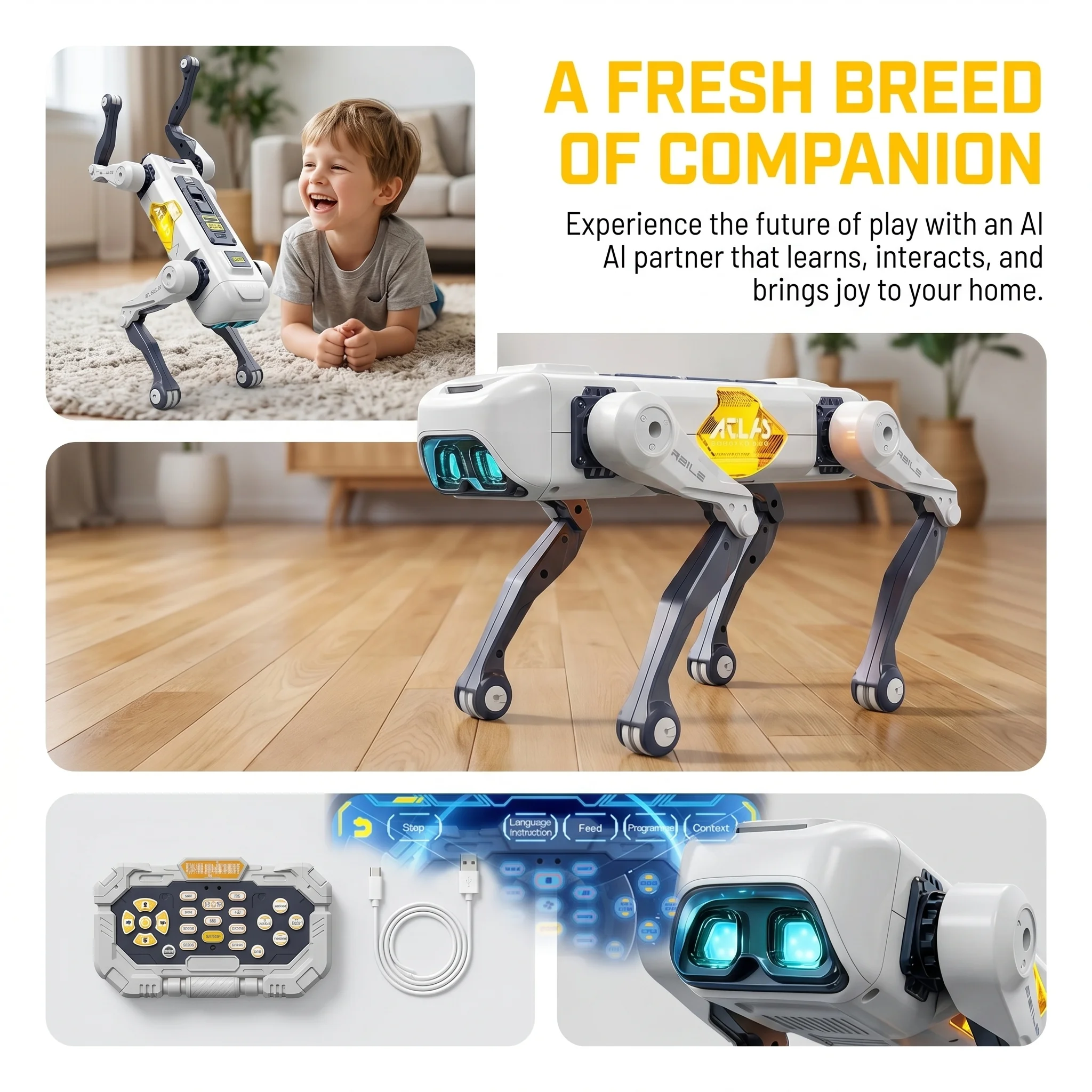 Inteligentny robot-świniec AI, – Remote Control Toys recenzja i cena